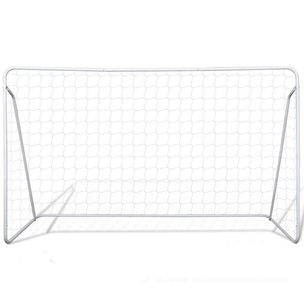 Soccer Goal Post Net Set Steel 240 X 90 150 Cm High-Quality