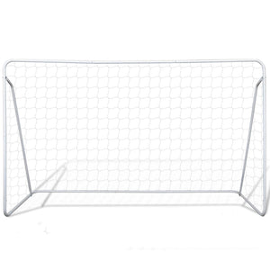 Soccer Goal Post Net Set Steel 240 X 90 150 Cm High-Quality