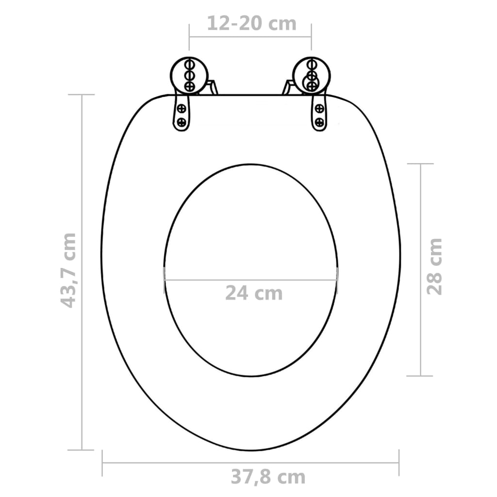 Toilet Seats With Hard Close Lids Mdf Pebbles