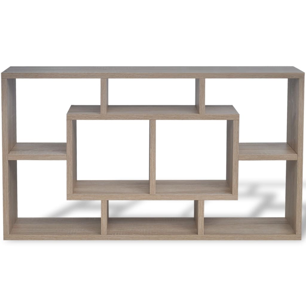 Floating Wall Display Shelf 8 Compartments