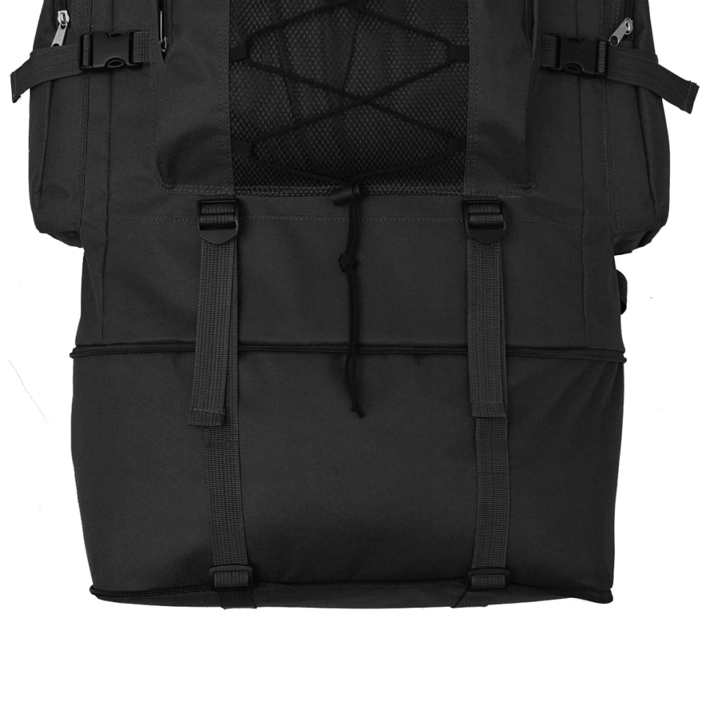 Army-Style Backpack Xxl 100 L Black