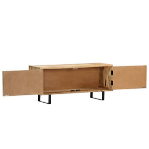 Tv Cabinet 90X30x40 Cm Solid Mango Wood