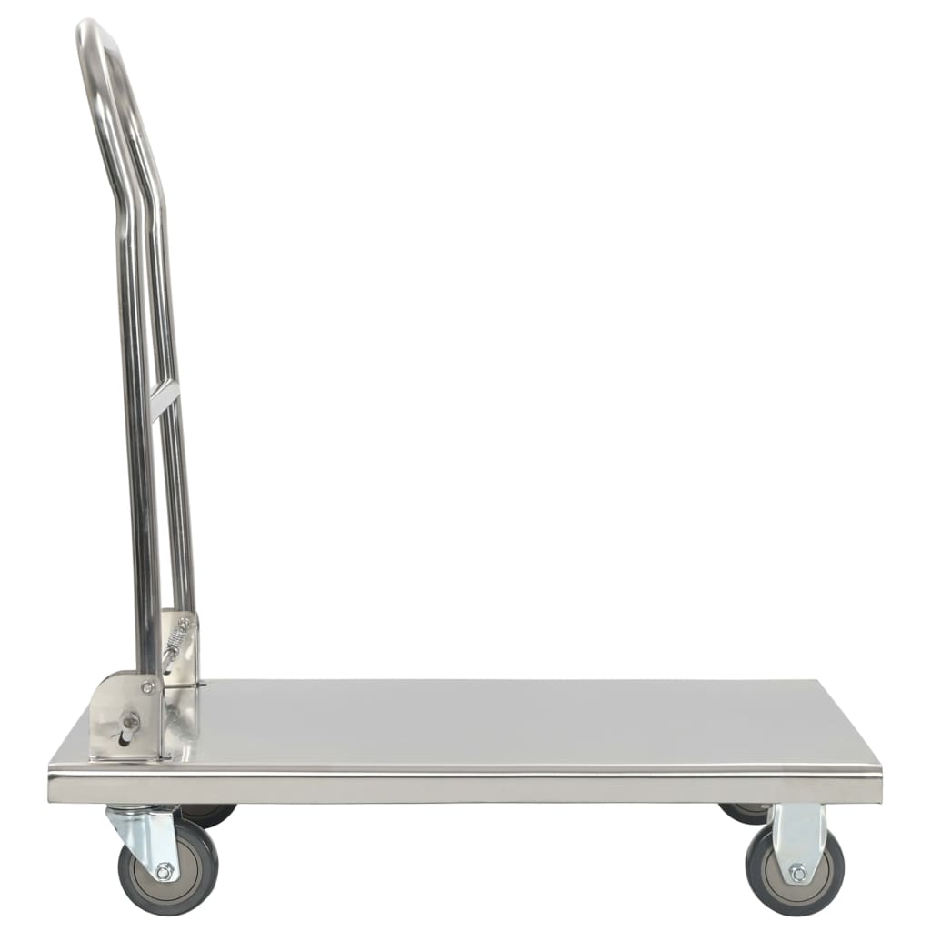 Platform Wagon Silver 82X53x86 Cm Stainless Steel