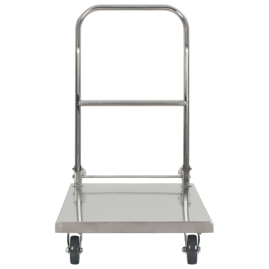 Platform Wagon Silver 82X53x86 Cm Stainless Steel