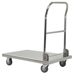 Platform Wagon Silver 82X53x86 Cm Stainless Steel