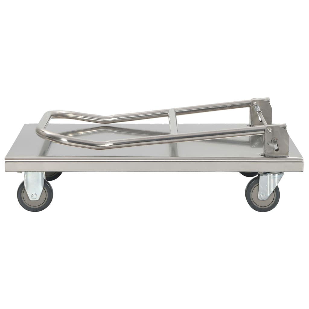 Platform Wagon Silver 82X53x86 Cm Stainless Steel