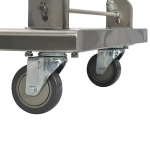 Platform Wagon Silver 82X53x86 Cm Stainless Steel