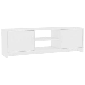 Tv Cabinet White 120X30x37.5 Cm Engineered Wood