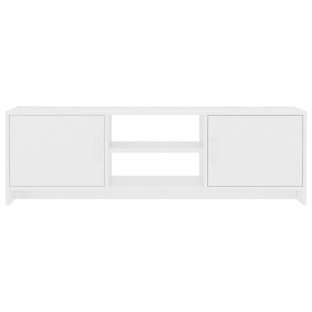 Tv Cabinet White 120X30x37.5 Cm Engineered Wood