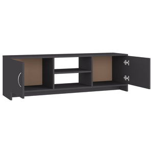 Tv Cabinet Grey 120X30x37.5 Cm Engineered Wood