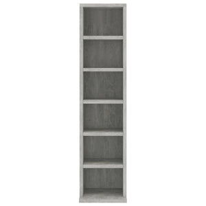 Cd Cabinet Concrete Grey 21X20x88 Cm Engineered Wood