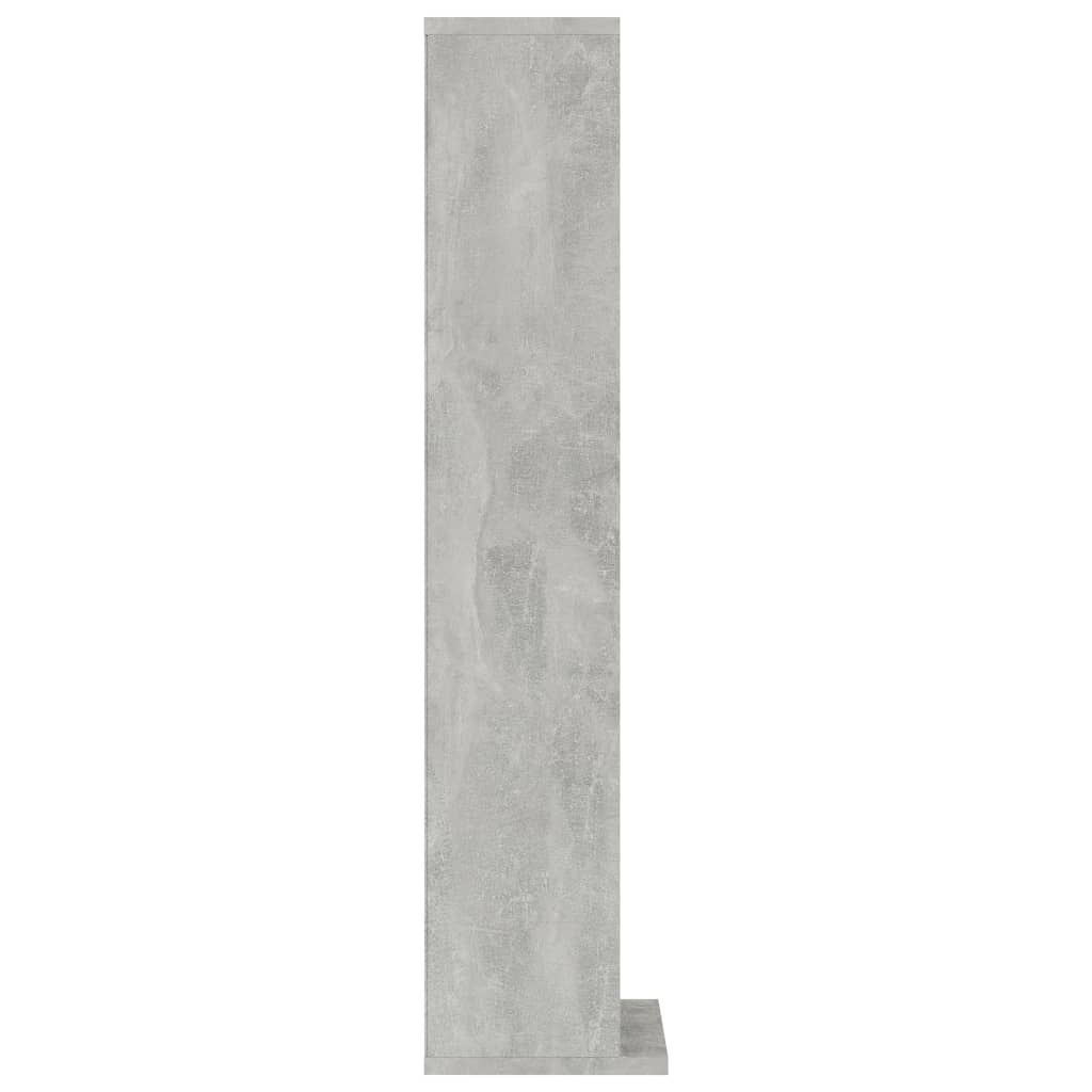 Cd Cabinet Concrete Grey 21X20x88 Cm Engineered Wood
