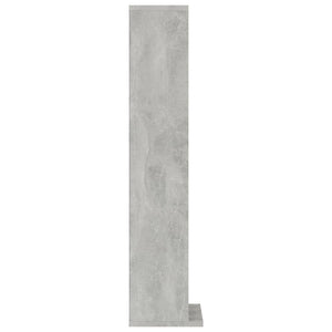 Cd Cabinet Concrete Grey 21X20x88 Cm Engineered Wood