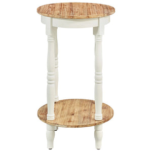 Side Table 50X40x66 Cm Solid Acacia Wood