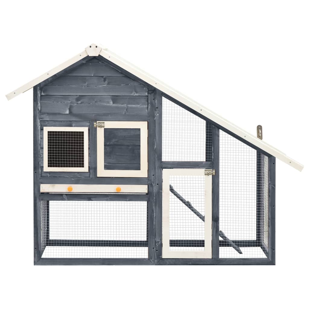 Rabbit Hutch 140X63x120 Cm Solid Firwood