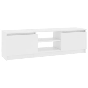 Tv Cabinet White 120X30x35.5 Cm Engineered Wood