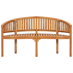 Banana Bench 151 Cm Solid Teak Wood