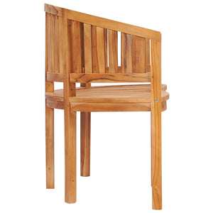 Banana Bench 151 Cm Solid Teak Wood