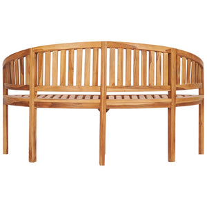 Banana Bench 151 Cm Solid Teak Wood