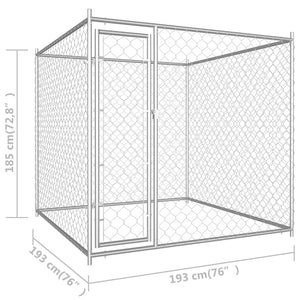 Outdoor Dog Kennel 193X193x185 Cm