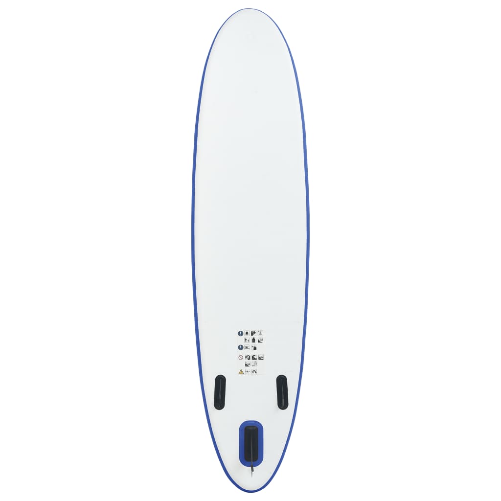 Stand Up Paddle Board Set Sup Surfboard Inflatable Blue And White