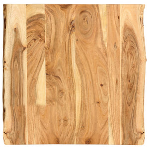 Table Top Solid Acacia Wood 58X(50-60)X2.5 Cm