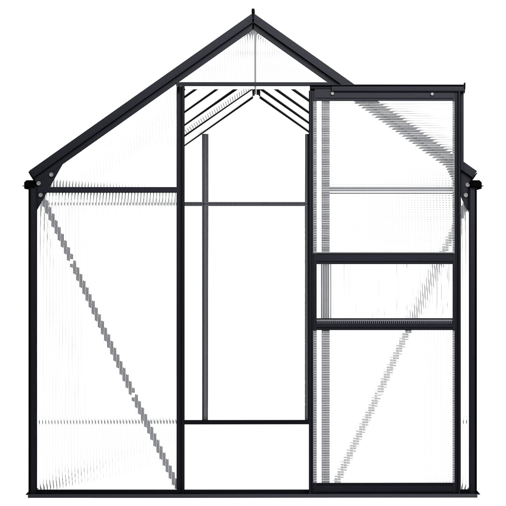 Greenhouse Anthracite Aluminium 5.89 M