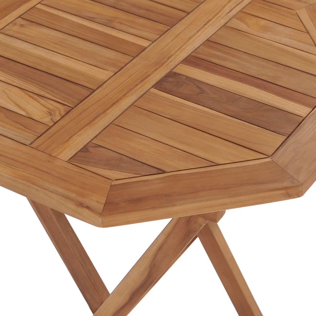 Folding Garden Table 60X60x75 Cm Solid Teak Wood