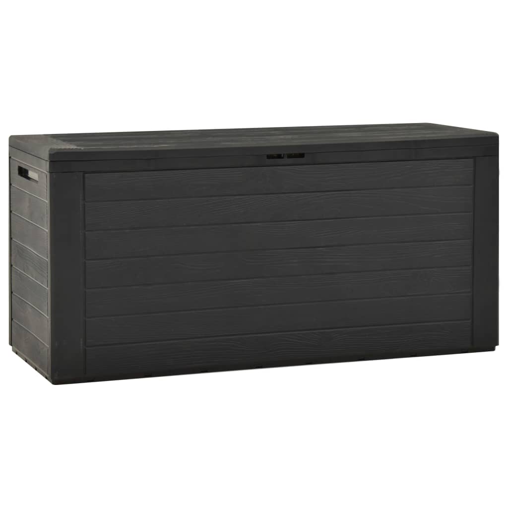 Garden Storage Box Anthracite 116X44x55 Cm