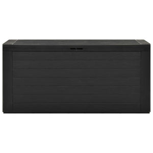 Garden Storage Box Anthracite 116X44x55 Cm