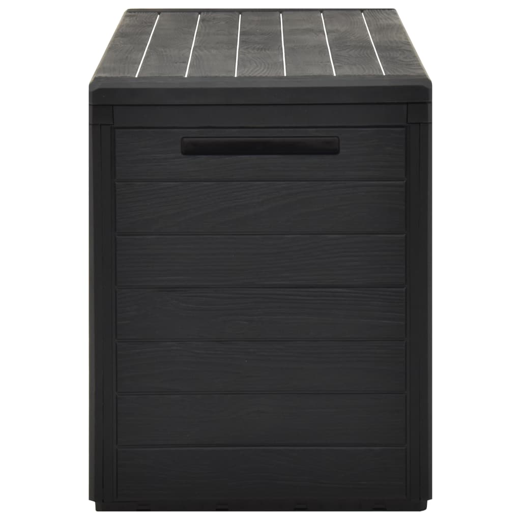 Garden Storage Box Anthracite 116X44x55 Cm