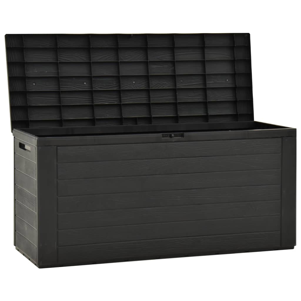 Garden Storage Box Anthracite 116X44x55 Cm