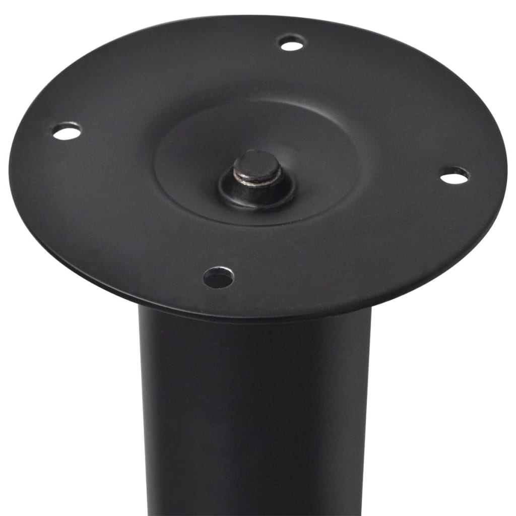 Telescopic Table Legs 4 pcs Black 710 mm 1100 mm