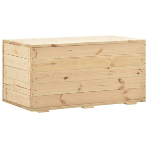 Storage Box 100X54x50.7 Cm Solid Pine Wood