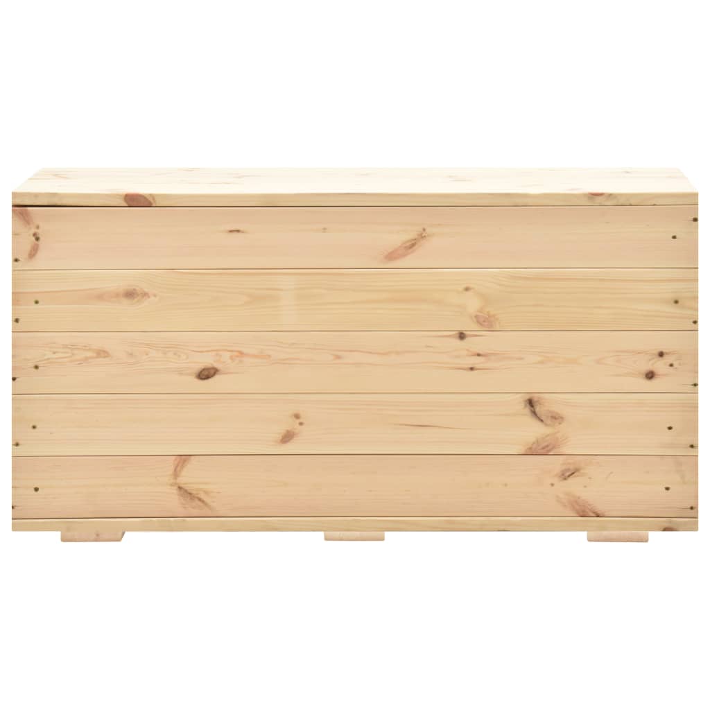 Storage Box 100X54x50.7 Cm Solid Pine Wood