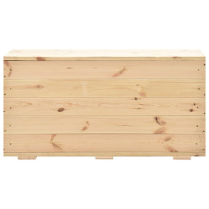 Storage Box 100X54x50.7 Cm Solid Pine Wood