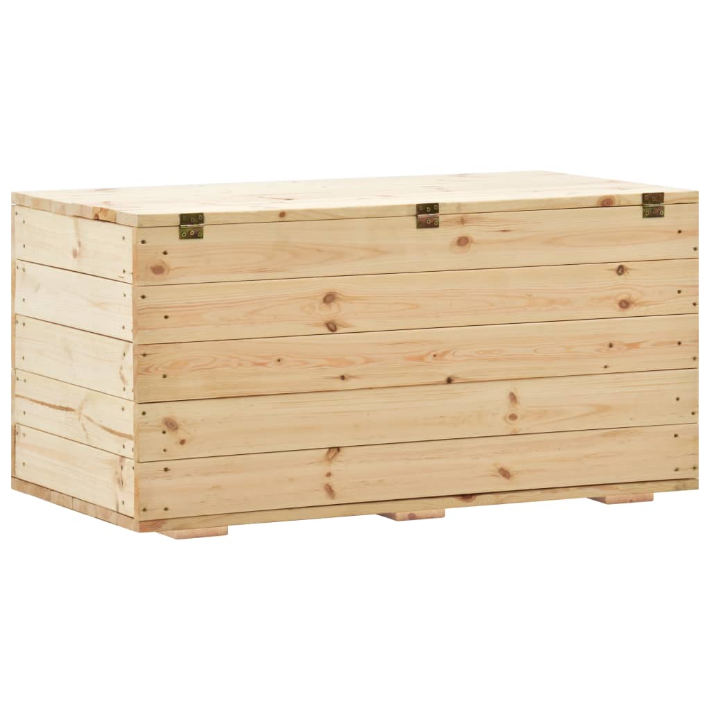 Storage Box 100X54x50.7 Cm Solid Pine Wood