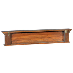 Wall Mounted Coat Rack 100X10x20 Cm Solid Teak Wood