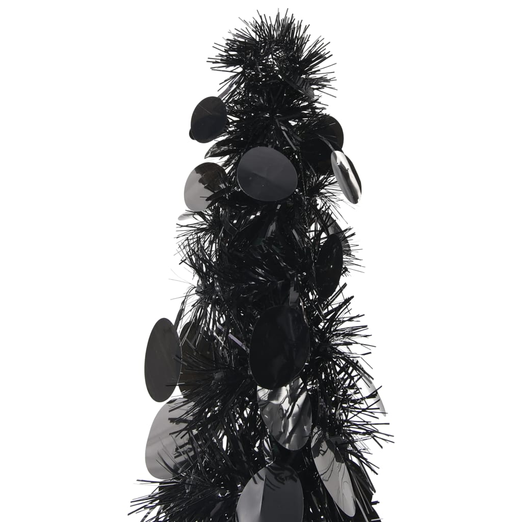 Pop-Up Artificial Christmas Tree Black 180 Cm Pet