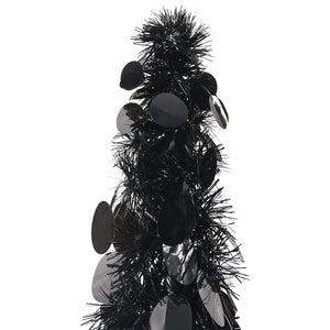 Pop-Up Artificial Christmas Tree Black 180 Cm Pet