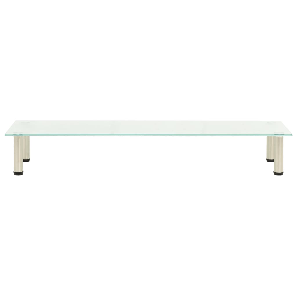 Tv Stand Frosted 140X35x17 Cm Tempered Glass