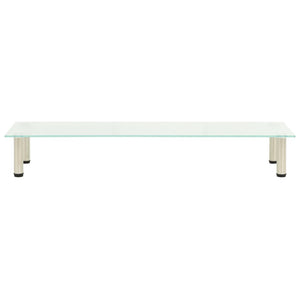 Tv Stand Frosted 140X35x17 Cm Tempered Glass