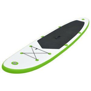 Inflatable Stand Up Paddle Board Set Green And White