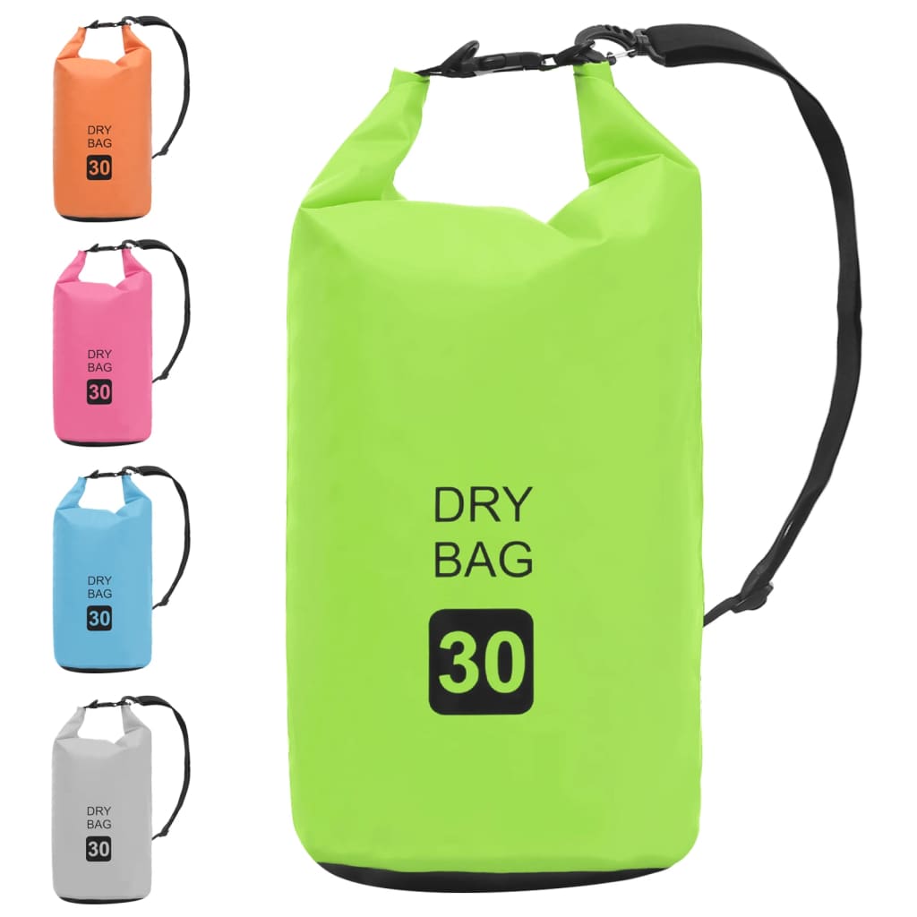 Dry Bag Green 30 L Pvc