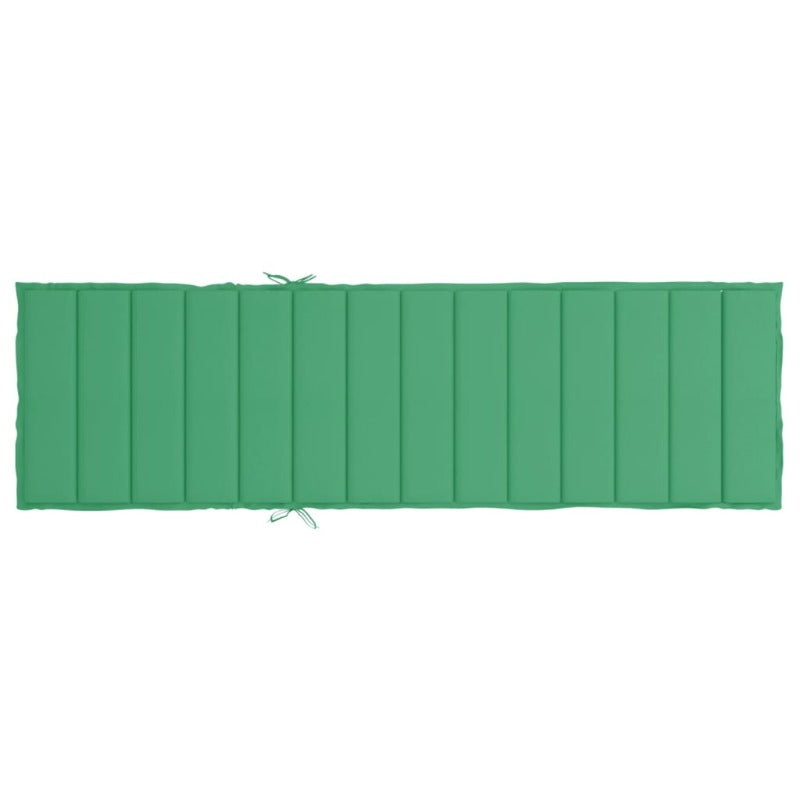 Sun Lounger Cushion Green 200X60x3cm Oxford Fabric