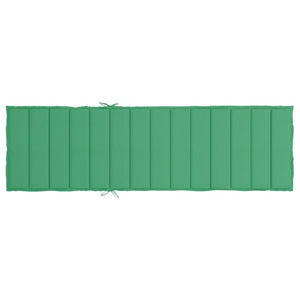 Sun Lounger Cushion Green 200X60x3cm Oxford Fabric