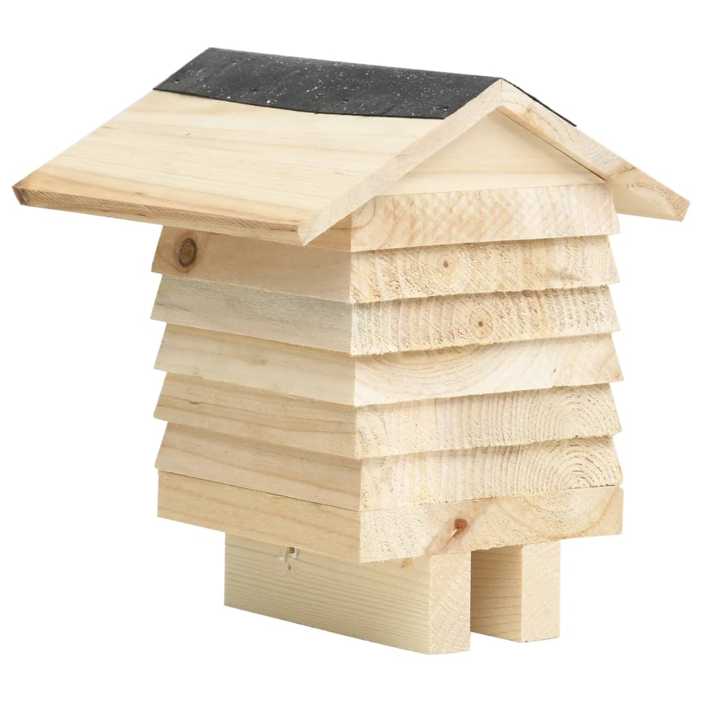 Bee Hotel Solid Firwood 22X20x20 Cm