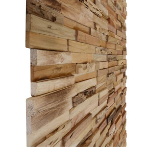 Wall Cladding Panels 10 Pcs 1.03 M Recycled Teak Wood