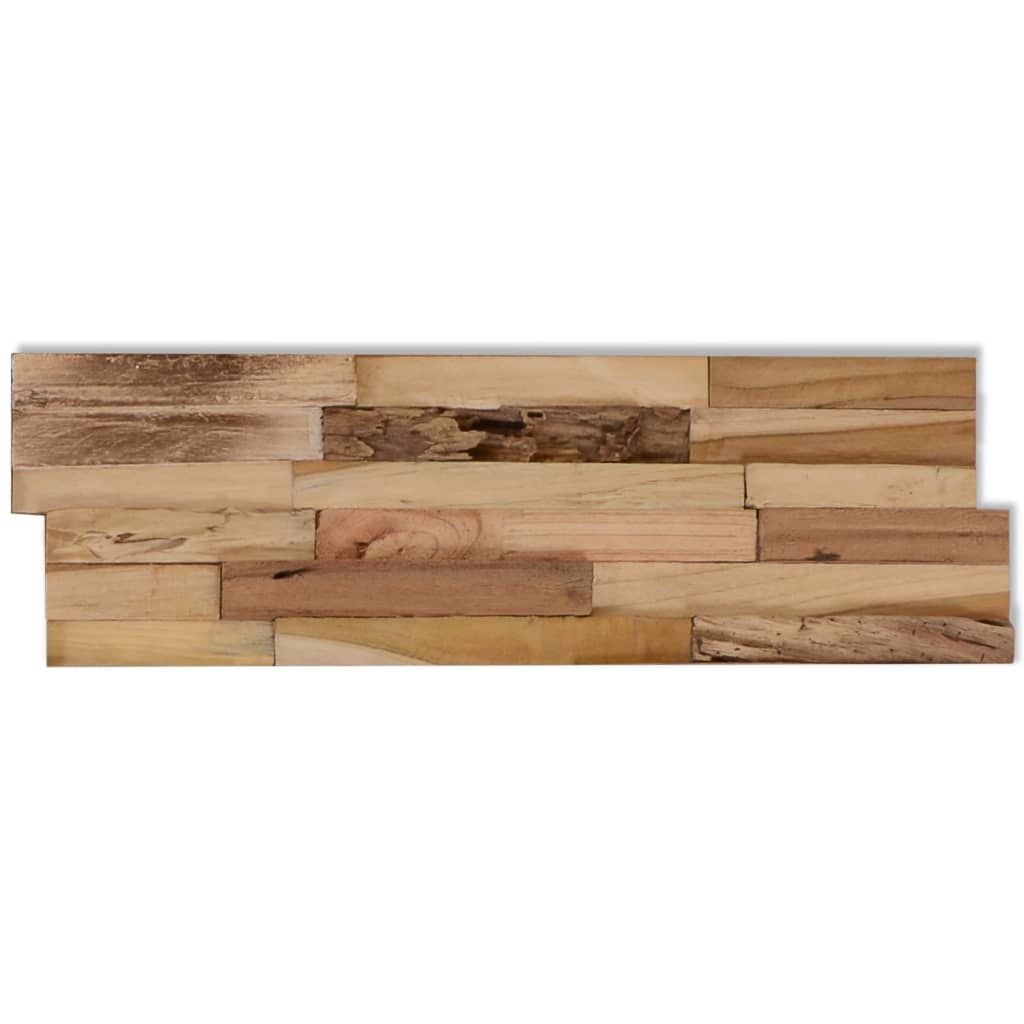 Wall Cladding Panels 10 Pcs 1.03 M Recycled Teak Wood