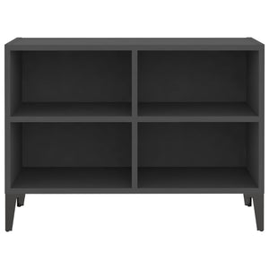 Tv Cabinet With Metal Legs Grey 69.5X30x50 Cm